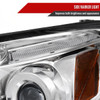 2003-2005 Toyota 4Runner Dual Halo Projector Headlights (Chrome Housing/Clear Lens)