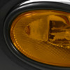 2002-2005 Honda Civic Si Hatchback H11 Fog Lights Kit (Chrome Housing/Amber Yellow Lens)