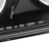 2002-2006 Chevrolet Avalanche/ 2003-2007 Silverado Dual Halo Projector Headlights (Matte Black Housing/Clear Lens)