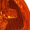 1992-1995 Honda Civic 2/3DR Corner Lights (Chrome Housing/Amber Lens)
