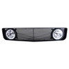 2005-2009 Ford Mustang V6 Black ABS Grille w/ Dual H10 Fog Lights