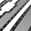 2007-2013 Chevrolet Silverado 1500/1500HD Rivet Style Black Stainless Steel 3PC Mesh Grille insert