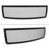 2007-2013 GMC Sierra 1500 NBS Rivet Style Black Stainless Steel Mesh Grille Insert