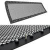 2007-2013 GMC Sierra 1500 NBS Rivet Style Black Stainless Steel Mesh Grille Insert