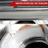 1995-2001 BMW E38 7 Series LED Bar Dual Halo Projector Headlights (Chrome Housing/Clear Lens)