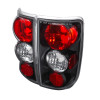 1995-2004 Chevrolet Blazer/S10 GMC Jimmy/Envoy Oldmosbile Bravada Tail Lights (Matte Black Housing/Clear Lens)
