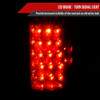 1988-2000 Chevrolet C/K C10/Silverado/Tahoe/Suburban GMC Sierra/Jimmy/Yukon APC LED Tail Lights (Chrome Housing/Red Lens)