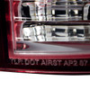 1988-2000 Chevrolet C/K C10/Silverado/Tahoe/Suburban GMC Sierra/Jimmy/Yukon APC LED Tail Lights (Chrome Housing/Red Lens)