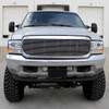 1999-2004 Ford F-250/F-350/F-450/F-550/Excursion Projector Headlights w/ SMD LED Light Strip (Chrome Housing/Clear Lens)