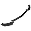 Universal Glossy Black Polypropylene 3PC Bumper Lip