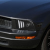 2005-2009 Ford Mustang LED Bar Projector Headlights (Matte Black Housing/Clear Lens)