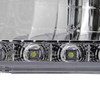1999-2004 Ford F-250/F-350/F-450/F-550/Excursion Factory Style Headlights w/ SMD LED Light Strip (Chrome Housing/Clear Lens)