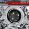 2005-2015 Nissan Xterra Dual Halo Projector Headlights (Chrome Housing/Clear Lens)