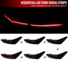 2018-2022 Toyota Camry LED Tail Lights w/ Sequential Signal Lamps (Glossy Black Housing/Smoked Lens)