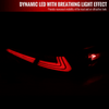 2018-2022 Toyota Camry LED Tail Lights w/ Sequential Signal Lamps (Glossy Black Housing/Smoked Lens)