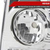 1999-2002 Chevrolet Silverado 1500 2500/ 2000-2006 Tahoe Suburban 1PC Factory Style Headlights w/ SMD LED Light Strip & Bumper Lights (Chrome Housing/Clear Lens)