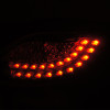 2011-2012 Mazda 2 LED Tail Lights (Matte Black/Clear Lens)