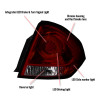 2006-2013 Chevrolet Impala/ 2014-2016 Impala Limited LED Tail Lights (Chrome Housing/Red Smoked Lens)