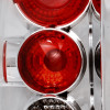2005-2006 Jeep Grand Cherokee Tail Lights (Chrome Housing/Clear Lens)