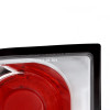 2005-2006 Jeep Grand Cherokee Tail Lights (Chrome Housing/Clear Lens)
