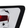 2005-2006 Jeep Grand Cherokee Tail Lights (Chrome Housing/Clear Lens)