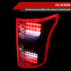 2015-2017 Ford F-150 LED Tail Lights (Chrome Housing/Red Smoked Lens)