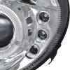 2003-2005 Dodge Neon Dual Halo Projector Headlights (Chrome Housing/Clear Lens)