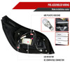 2004-2007 BMW E60 5 Series Sedan LED Tail Lights (Chrome Housing/Red Smoked Lens)
