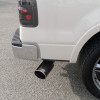 Universal 4" Inlet/6" Outlet Chrome Stainless Steel Bolt-On Angled Exhaust Tip