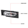 1994-1998 Ford Mustang V6 899 Fog Lights Kit (Chrome Housing/Clear Lens)