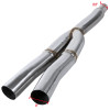 2015-2021 Ford Mustang 2.3L EcoBoost Dual Catback Exhaust System (Burnt Tip)