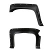 2007-2013 Chevrolet Silverado 1500 69.3" Fleetside Black Smooth Polypropylene Fender Flares