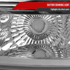 2002-2006 Chevrolet Avalanche/ 2003-2007 Silverado 1PC Factory Style Crystal Headlights w/ Bumper Lights (Chrome Housing/Clear Lens)