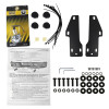 2015-2021 Chevrolet Colorado/ GMC Canyon Black Heavy Duty Steel Rear Step Bumper w/ License Lamp