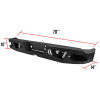 2006-2014 Ford F-150 Black Heavy Duty Steel Rear Step Bumper