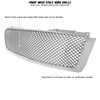 2007-2013 Chevrolet Avalanche/ 2007-2014 Tahoe Suburban Chrome ABS Honeycomb Mesh Grille