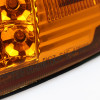 1992-1995 Honda Civic 2/3DR LED Corner Lights (Chrome Housing/Amber Lens)