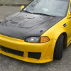 1992-1995 Honda Civic 2/3DR LED Corner Lights (Chrome Housing/Amber Lens)