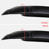 2007-2013 Chevrolet Silverado 1500/2500HD/3500HD Fleetside Smooth Rivet Style Fender Flares