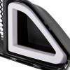 2015-2017 Ford Mustang Black ABS Mesh Grille w/ Dual Integrated LED Bar
