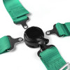 Universal Green 4 Point Quick Release Camlock Racing Seat Belt Safety Harness