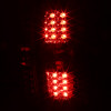 2007-2012 Chevrolet Avalanche LED Tail Lights (Chrome Housing/Clear Lens)