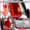 1999-2004 Ford Mustang Tail Lights (Chrome Housing/Clear Lens)