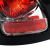 1994-1998 Ford Mustang Tail Lights (Chrome Housing/Clear Lens)