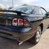 1994-1998 Ford Mustang Tail Lights (Chrome Housing/Clear Lens)