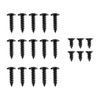 2014-2020 Volkswagen Golf GTI/R/R-Line Glossy Black Polypropylene 3PC Front Bumper Lip Set