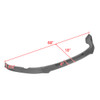 2009-2012 Nissan 370Z Matte Black 3PC Front Bumper Lip Splitter Kit