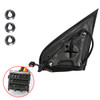 2014-2018 Chevrolet Silverado/GMC Sierra Power Adjustable, Heated, Manual Foldable Chrome Side Mirror w/ LED Turn Signal Lights - Passenger Side Only