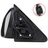 2014-2016 Toyota Highlander Glossy Black 5-Pin Power Adjustable Side Mirror w/ LED Turn Signal Light - Driver Side Only