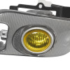 1992-1995 Honda Civic Coupe/Hatchback H3 Fog Lights Kit (Chrome Housing/Yellow Lens)